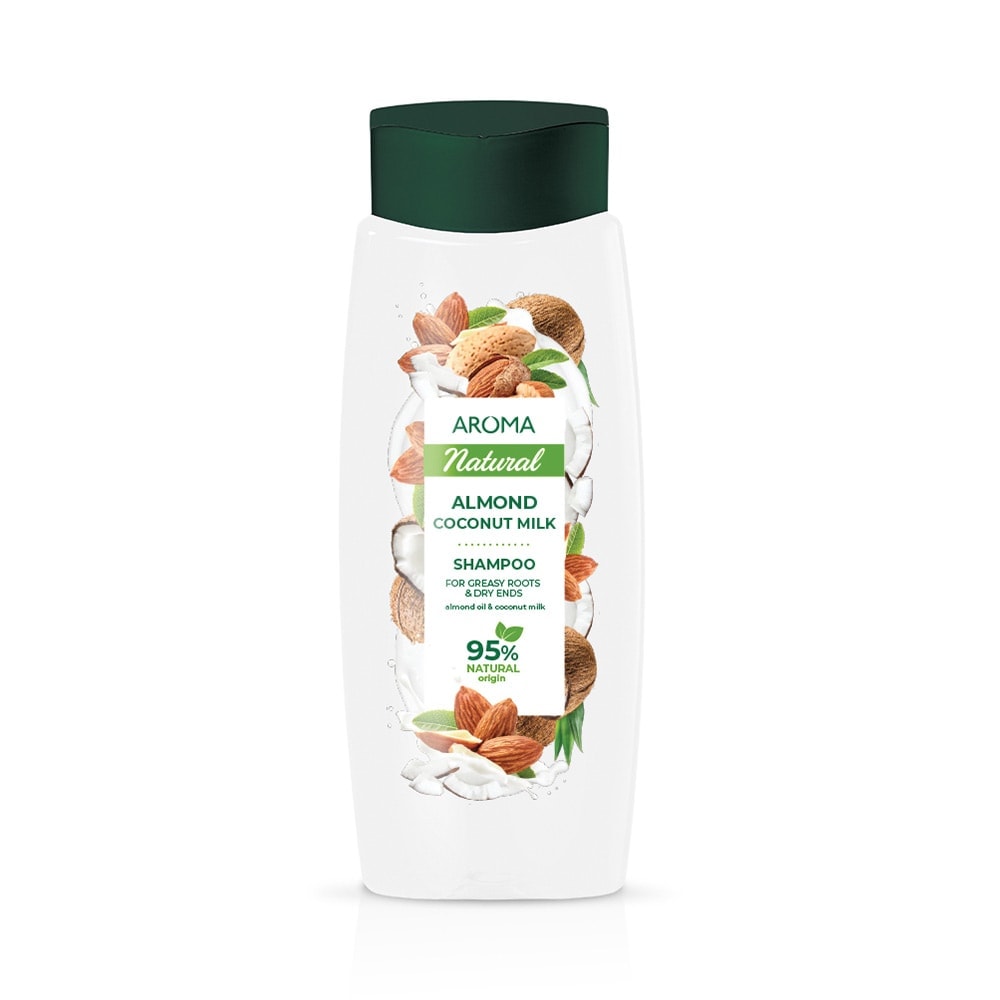 AROMA NATURAL Badem&Kokosovo mleko šampon za kosu 400ml