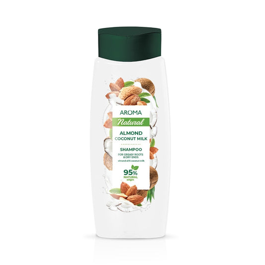 AROMA NATURAL Badem&Kokosovo mleko šampon za kosu 400ml