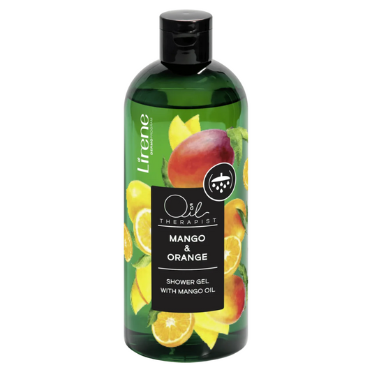 LIRENE Oil THERAPIST gel za tuširanje narandža i mango 400 ml