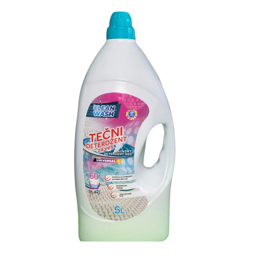 CLEAN WASH Universal tečni deterdžent 5L