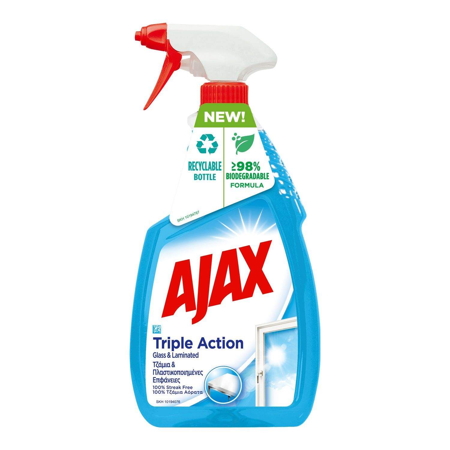 AJAX Triple Action sredstvo za staklo 750ml